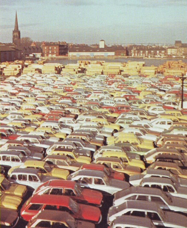 Imported cars and packaged timber (1970s)